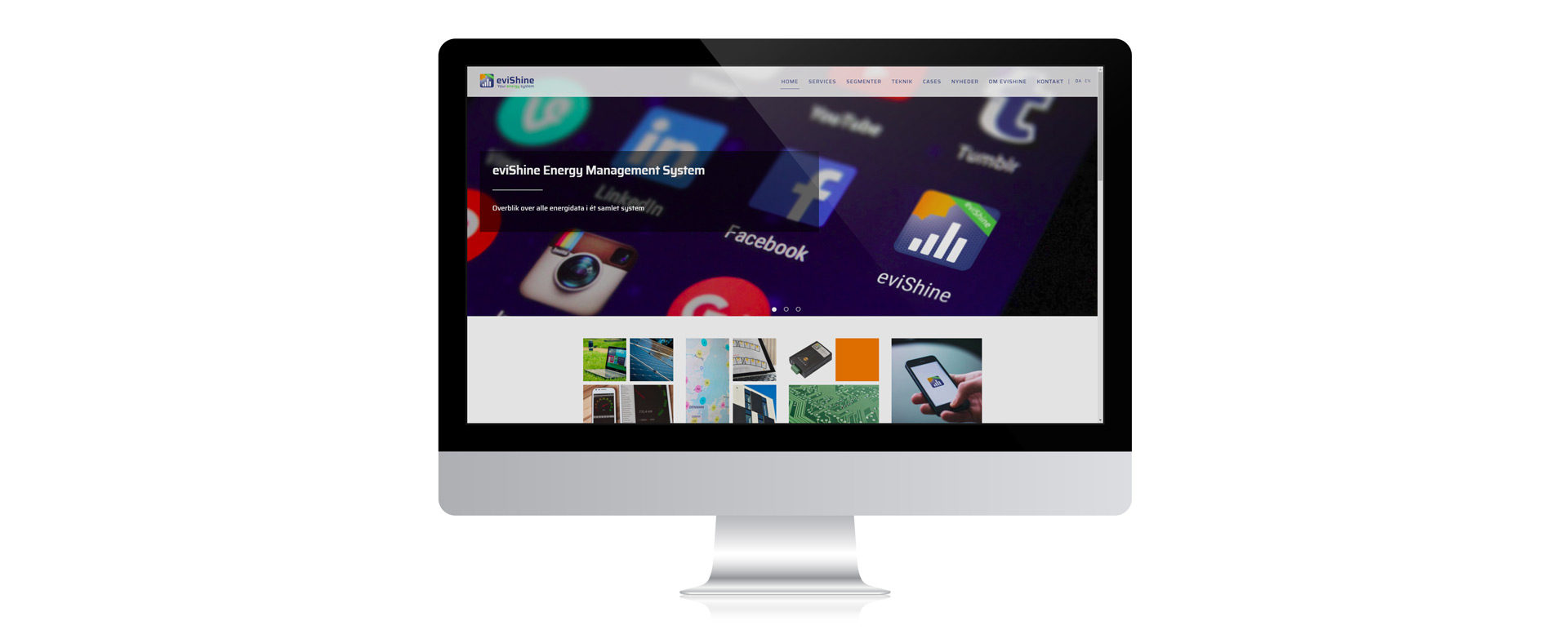eviShine lancerer ny stærk hjemmeside